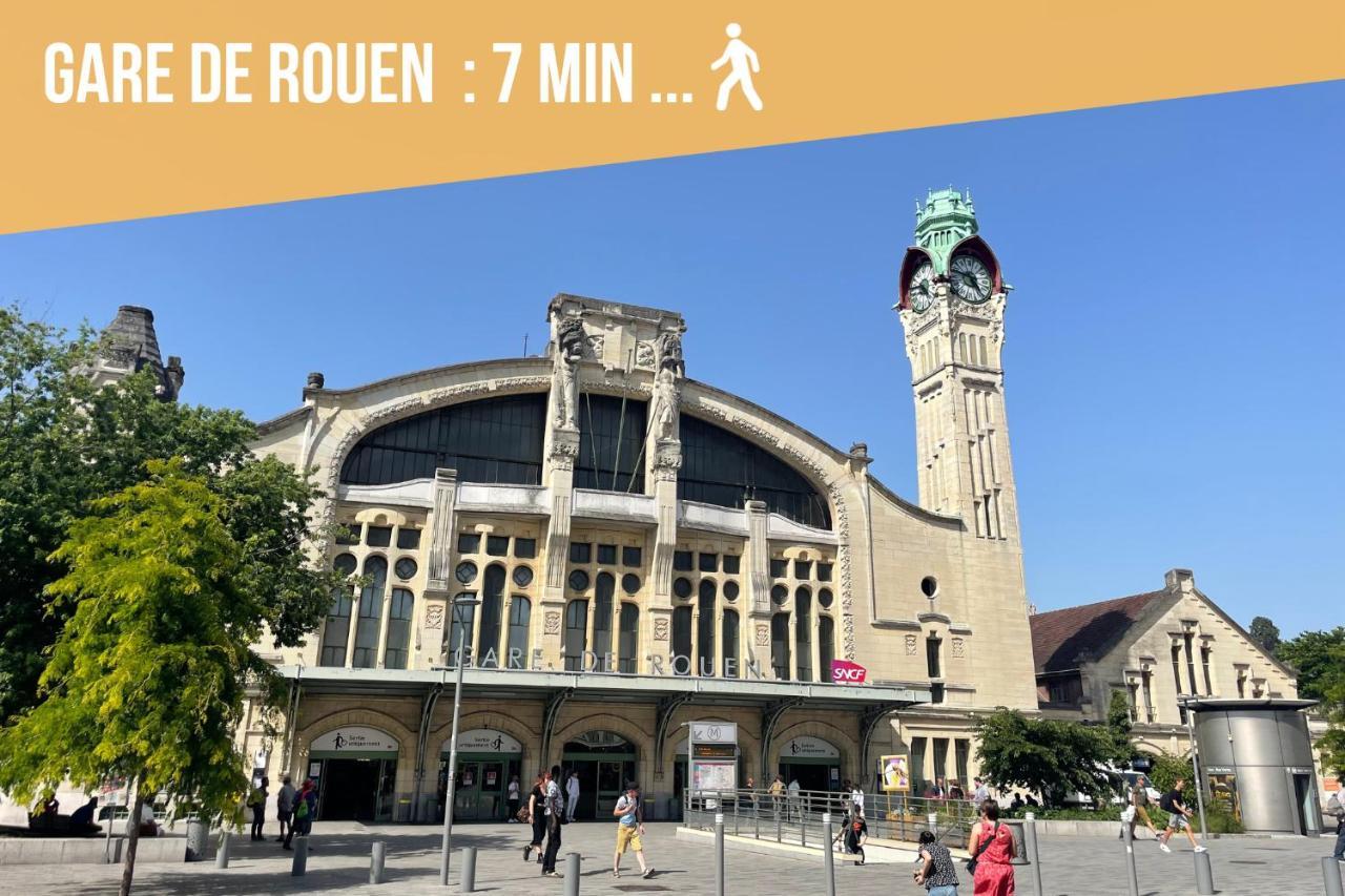 Rouen - Bienvenue Chez Fernandoアパートメント エクステリア 写真